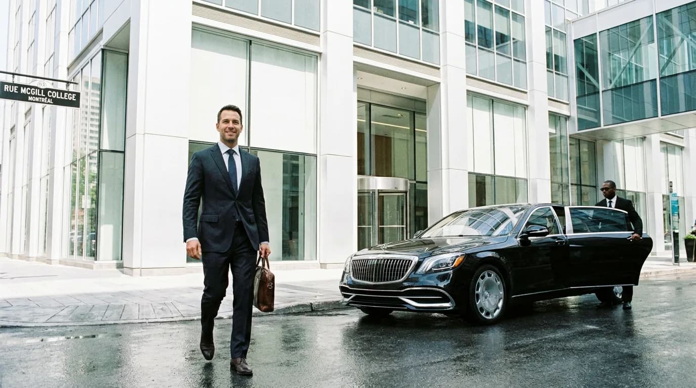 Executive roadshow transportation Montreal corporate travel