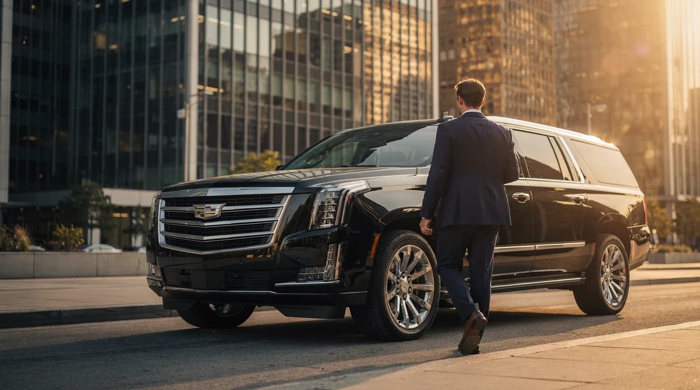 Executive limousine service Montreal downtown YUL airport transfer