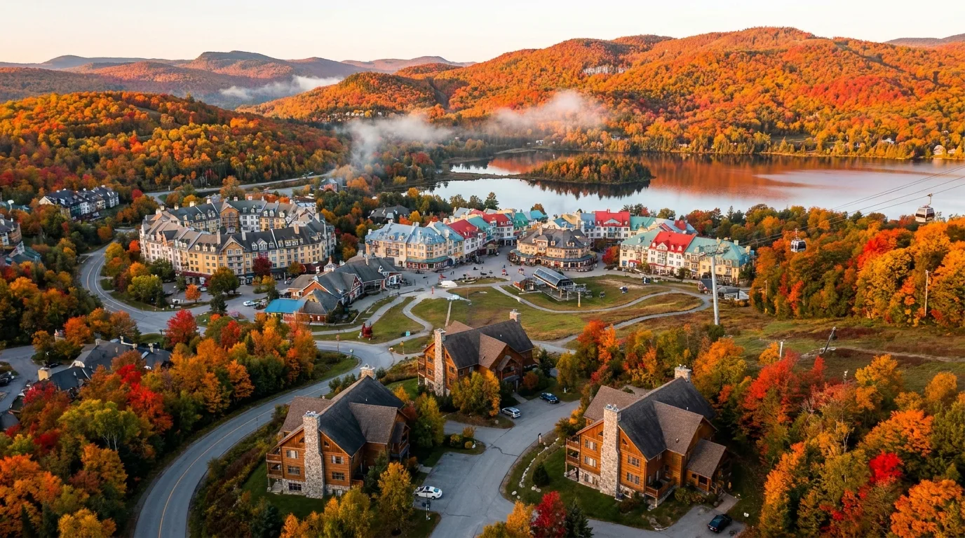 Executive limousine transfer from Montreal to Mont-Tremblant ski resort